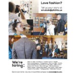 Full page recruiting ad for fashion magazine