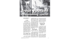 Inside black and white layout